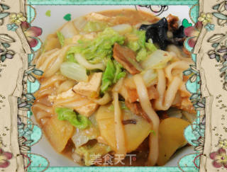 五花肉烩菜的做法