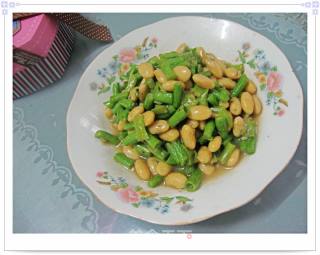 豇豆炒黄豆的做法