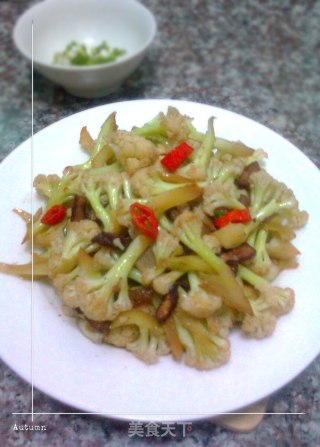 烧烤味脆花菜的做法