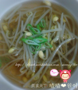 朝族醒酒汤之豆芽汤 콩나물국