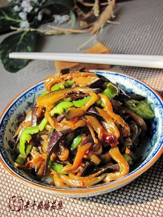 老干妈煸茄丝的做法