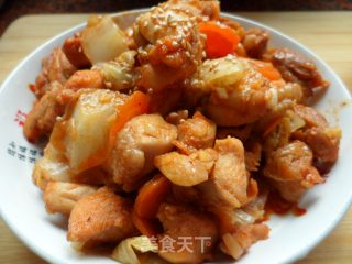 家庭式的春川铁板鸡排--春川炒鸡排的做法