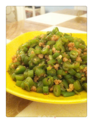 下饭菜—四季豆炒肉末