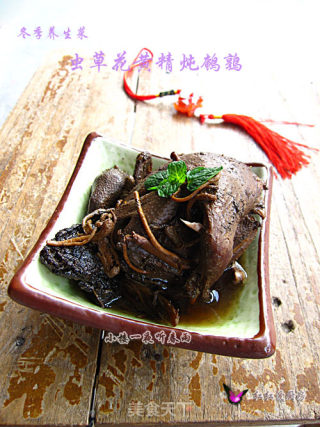 【冬季养生菜】虫草花黄精炖鹌鹑