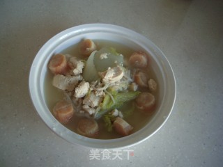 冬季养生菜——金针翡翠奶白汤的做法