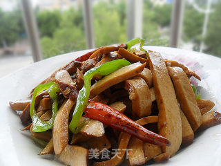 青椒炒豆腐干的做法