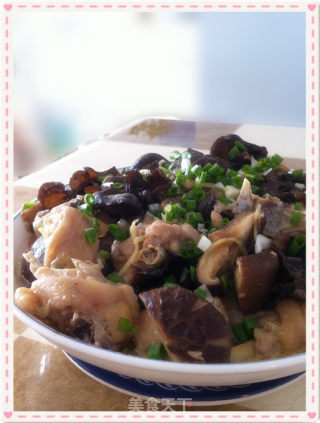 冬菇蒸滑鸡的做法