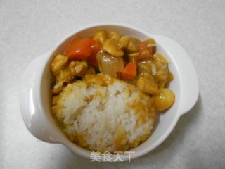 咖喱鸡肉饭的做法