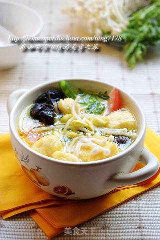 【冬季养生菜】—豆浆素补锅