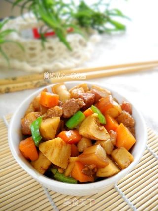 面筋烧肉的做法