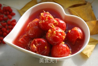 桂花炒红果的做法