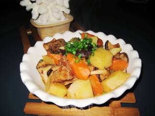 冬季美食--三宝烧排骨的做法
