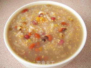 红薯豆子粥的做法