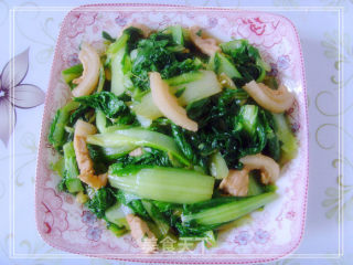 肉炒小白菜的做法