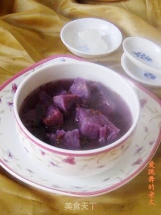 桂花冰糖紫薯汤的做法