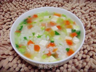 胡萝卜豆腐粥的做法