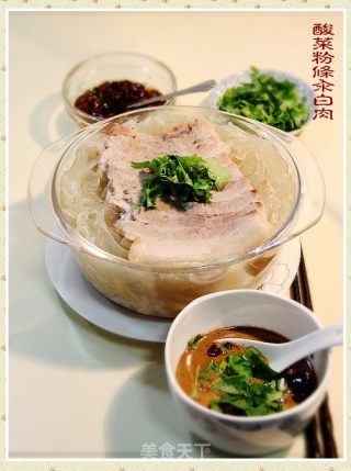 原汁原味儿“酸菜粉条汆白肉”的做法
