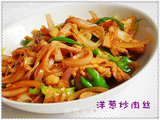 洋葱炒肉丝的做法