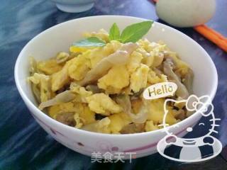 广东最简单的养生早餐——白粥&榨菜炒蛋的做法