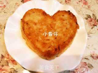 爱心萝卜丝饼的做法
