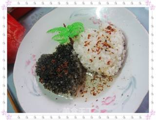芝麻糯米饭的做法