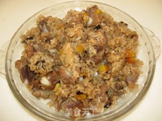 排骨焖米饭的做法