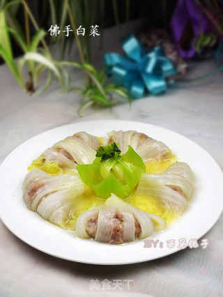 荤素搭配的----佛手白菜的做法
