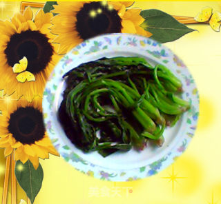 清水波菜的做法