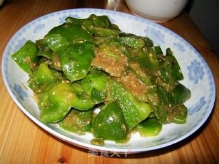 菇香青椒的做法