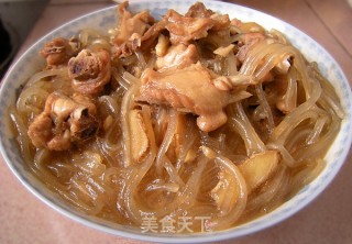 鸡肉炖粉条的做法