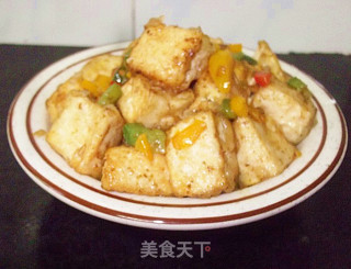 孜然豆腐的做法