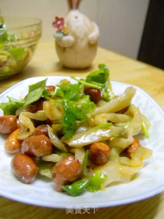 开胃小食-榨菜拌花生米
