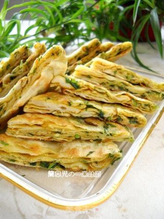 咖喱芹菜鸡蛋饼的做法