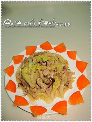 白菜粳肉的做法