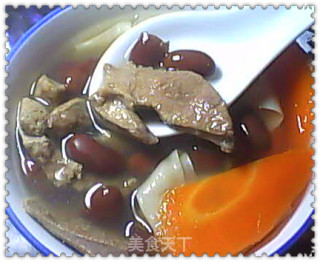 冬日鲜汤——红豆猪肝汤的做法
