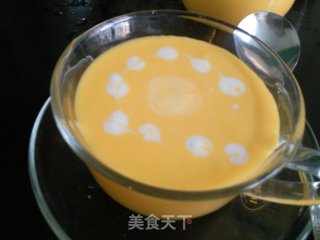 好看又好吃的南瓜奶昔