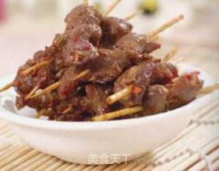 牙签羊肉的做法