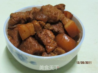 油豆腐煮肉的做法