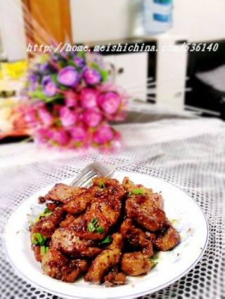 【创意新派菜】香麻肉 （没有烤箱也能做出烤肉味来）的做法