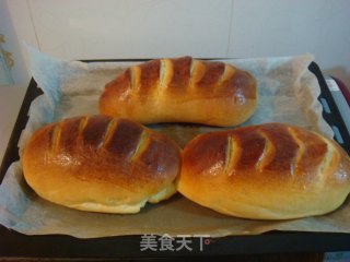 面包机新配方--中种牛奶面包