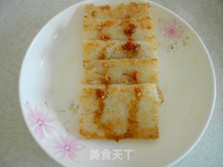 香煎萝卜糕的做法