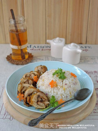 【米饭鸡肉卷】的做法