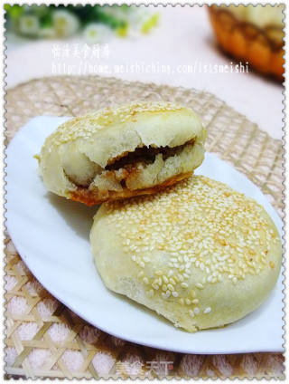 【简单制作的花样饼大全】换个花样吃烧饼---猪肉馅烧饼的做法