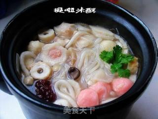菌汤双粉鱼丸的做法