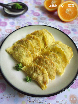 【健康无油版的黄金饺子】自制鲜肉蛋饺的做法
