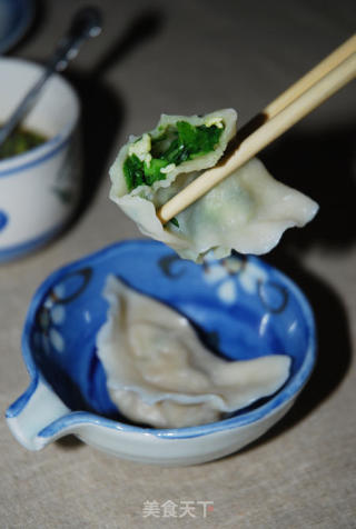 韭菜鸡蛋饺子的做法