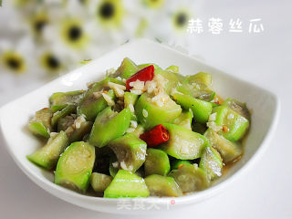 蒜蓉丝瓜的做法