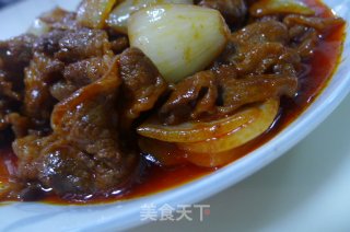 辣炒肥牛的做法