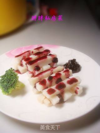 蓝莓山药的做法