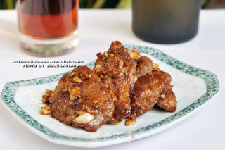 蒜香煎肉的做法